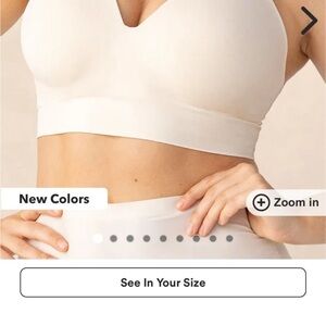 Large Shapermint bundle Cream and black supportive comfort Bras